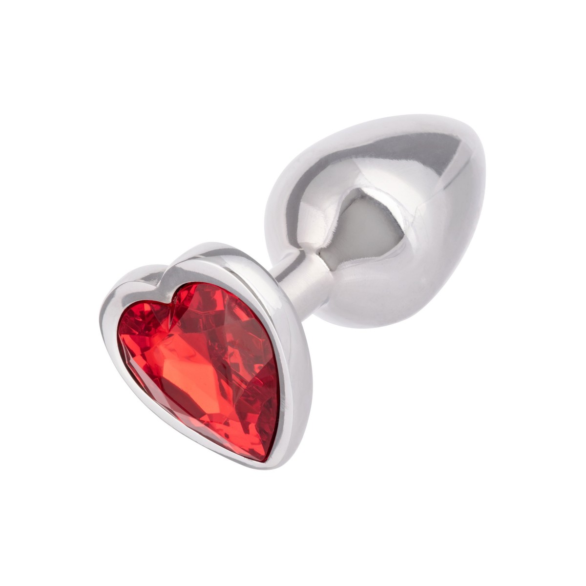 Plug anale con pietra Jewel Ruby Heart Small