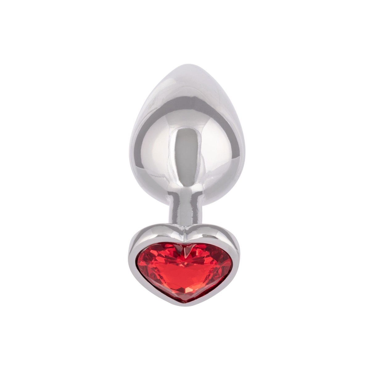 Plug anale con pietra Jewel Ruby Heart Large