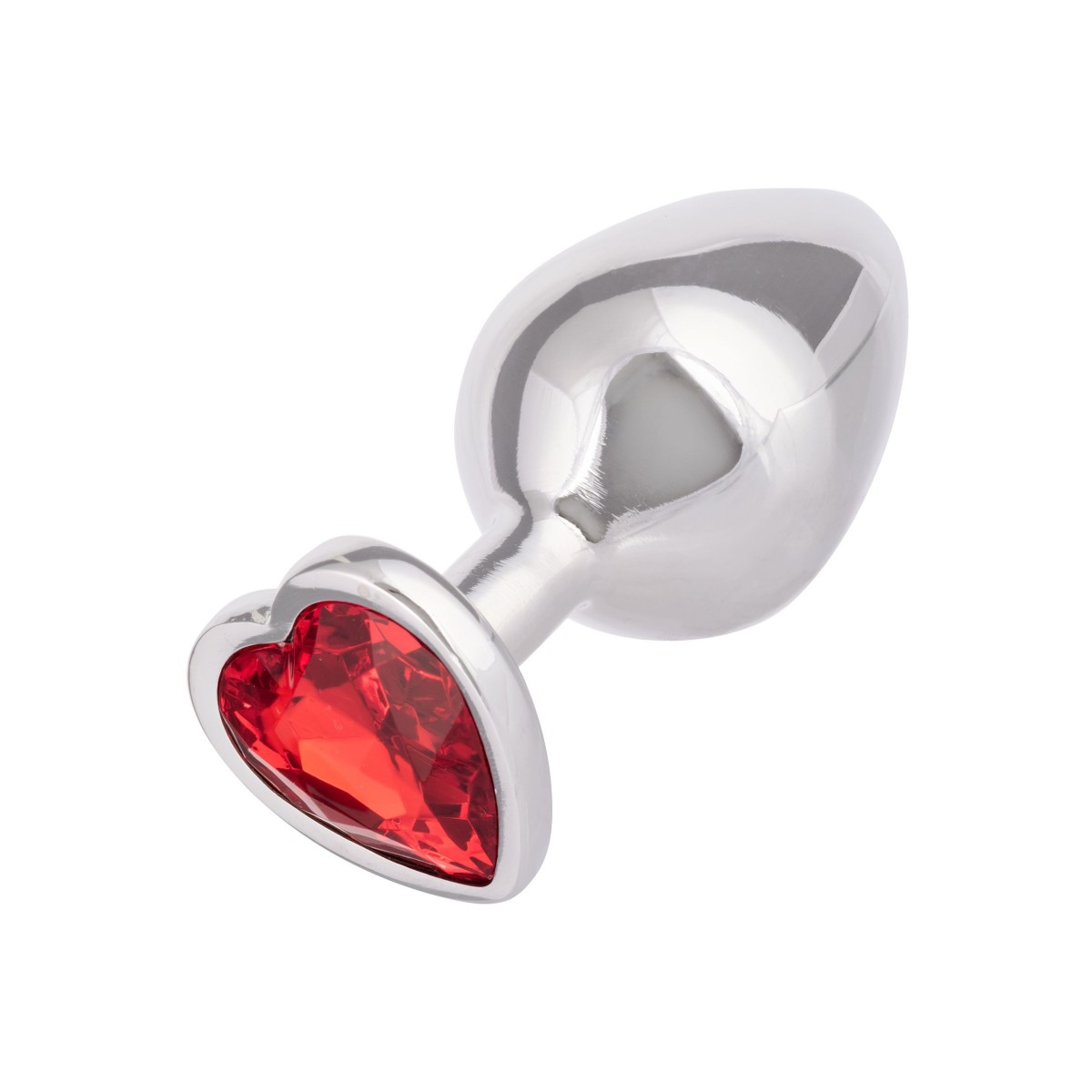 Plug anale con pietra Jewel Ruby Heart Large