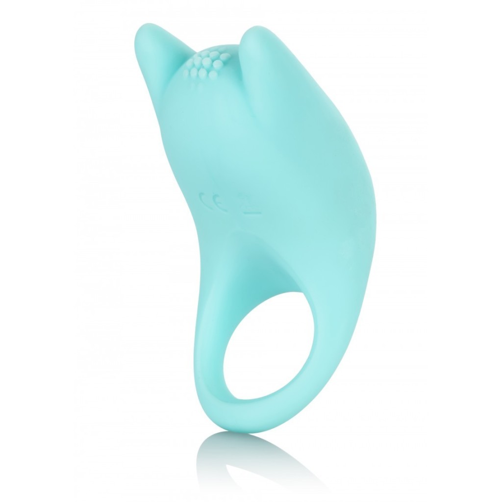 Anello pene e stimolatore clitoride azzurro