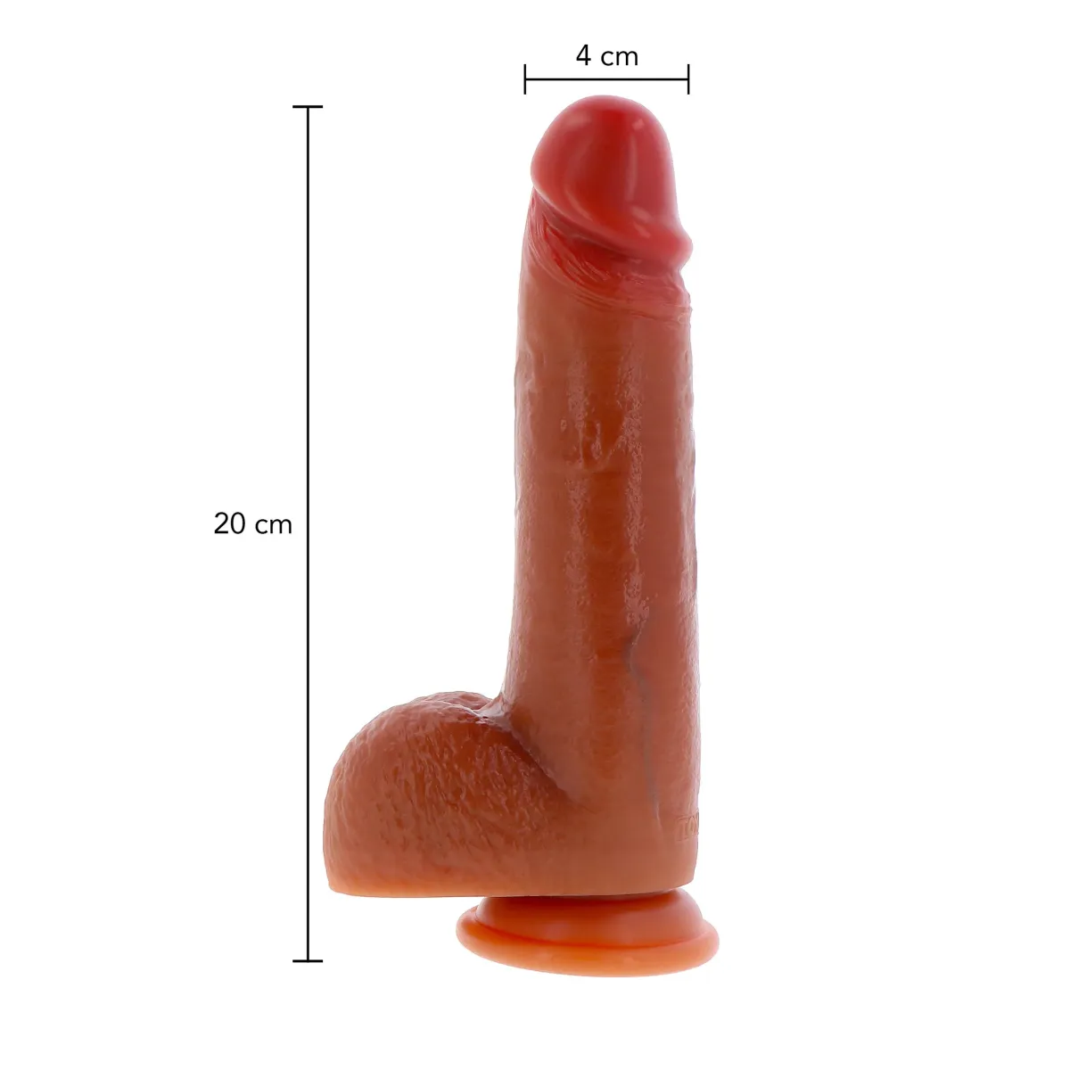 Dildo realistico Silicone Foreskin 20 cm