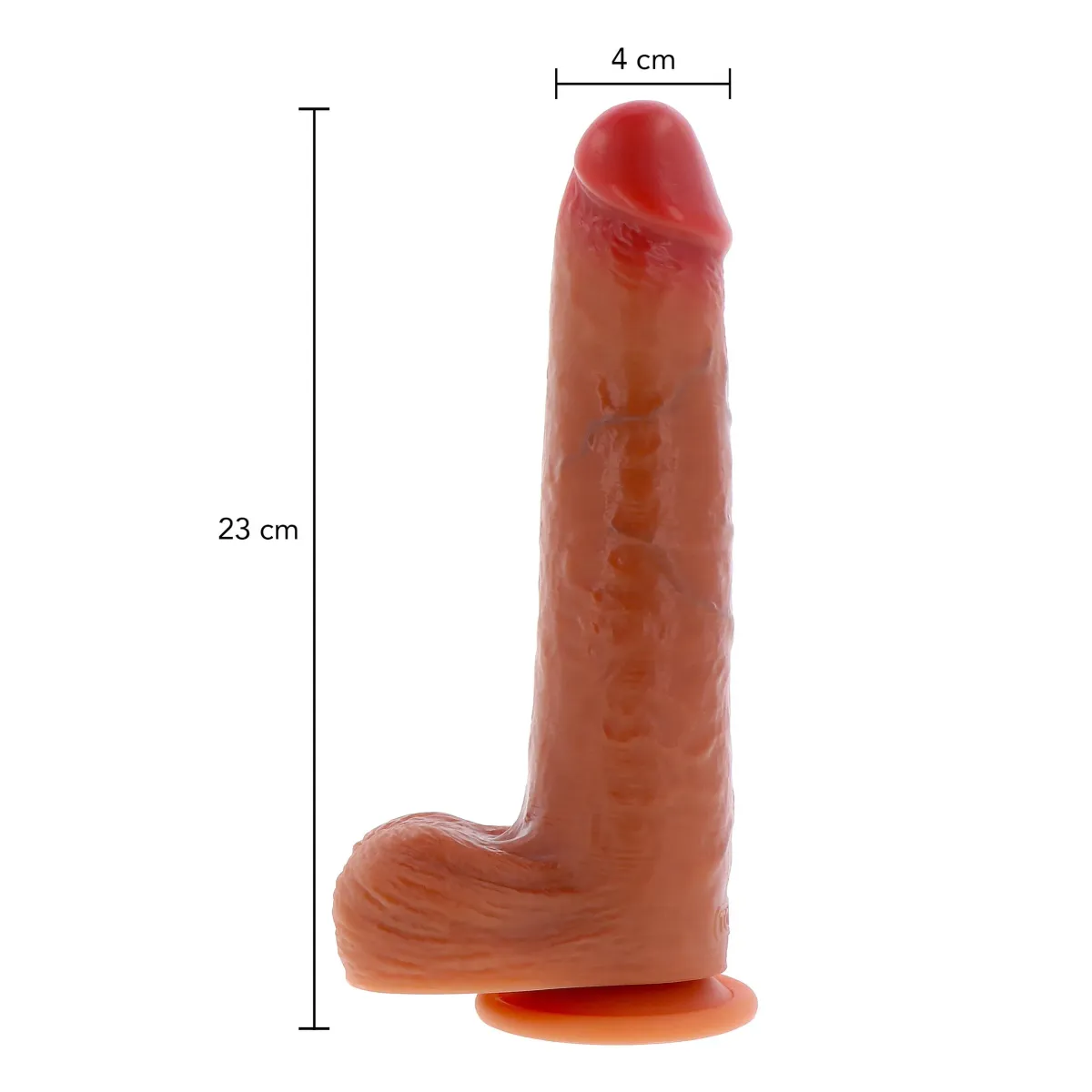 Dildo realistico Silicone Foreskin 23 cm