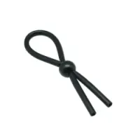 Anello fallico regolabile in silicone nero