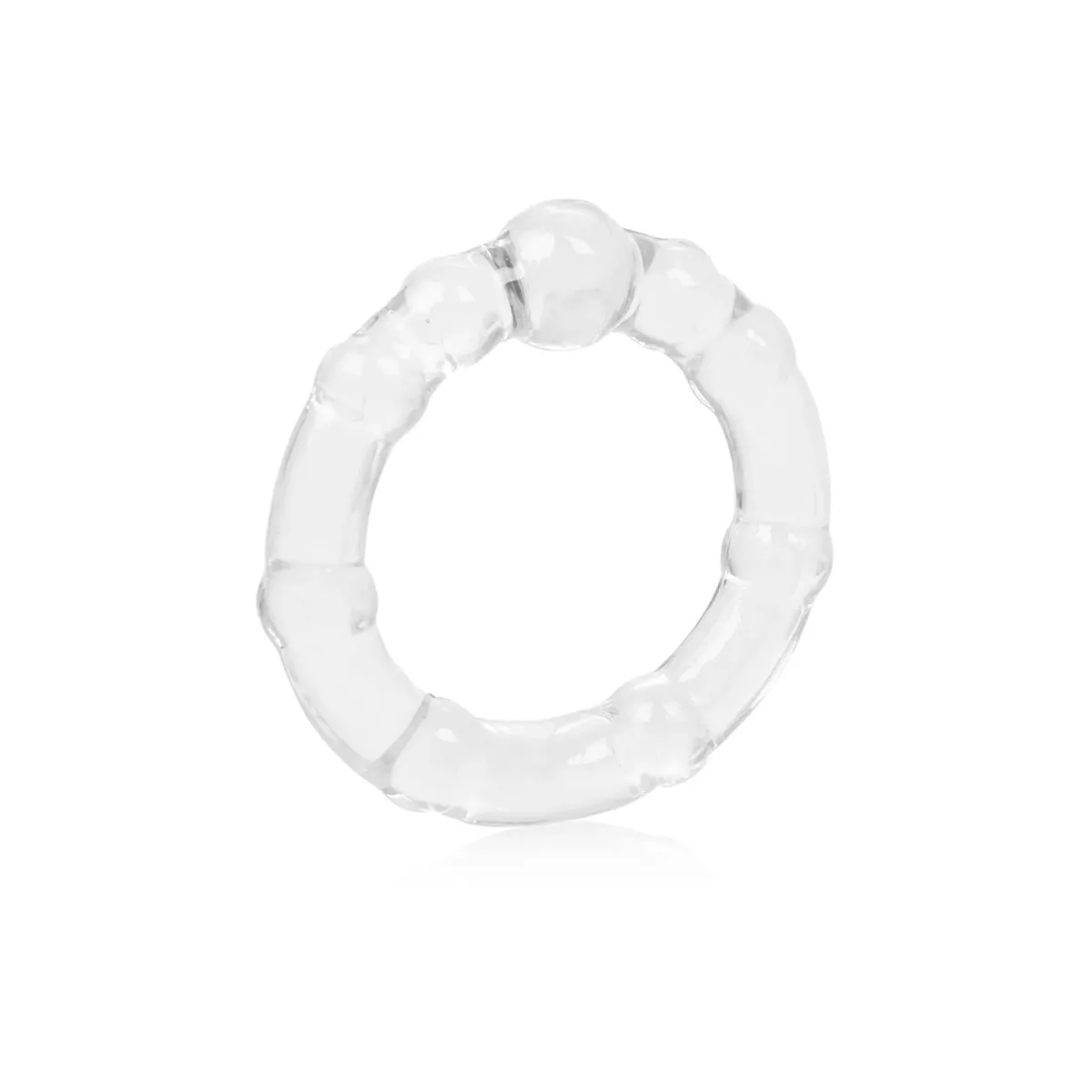 Kit 3 anelli fallici Island Rings trasparenti