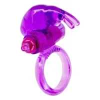 Anello fallico vibrante Rabbit Viola