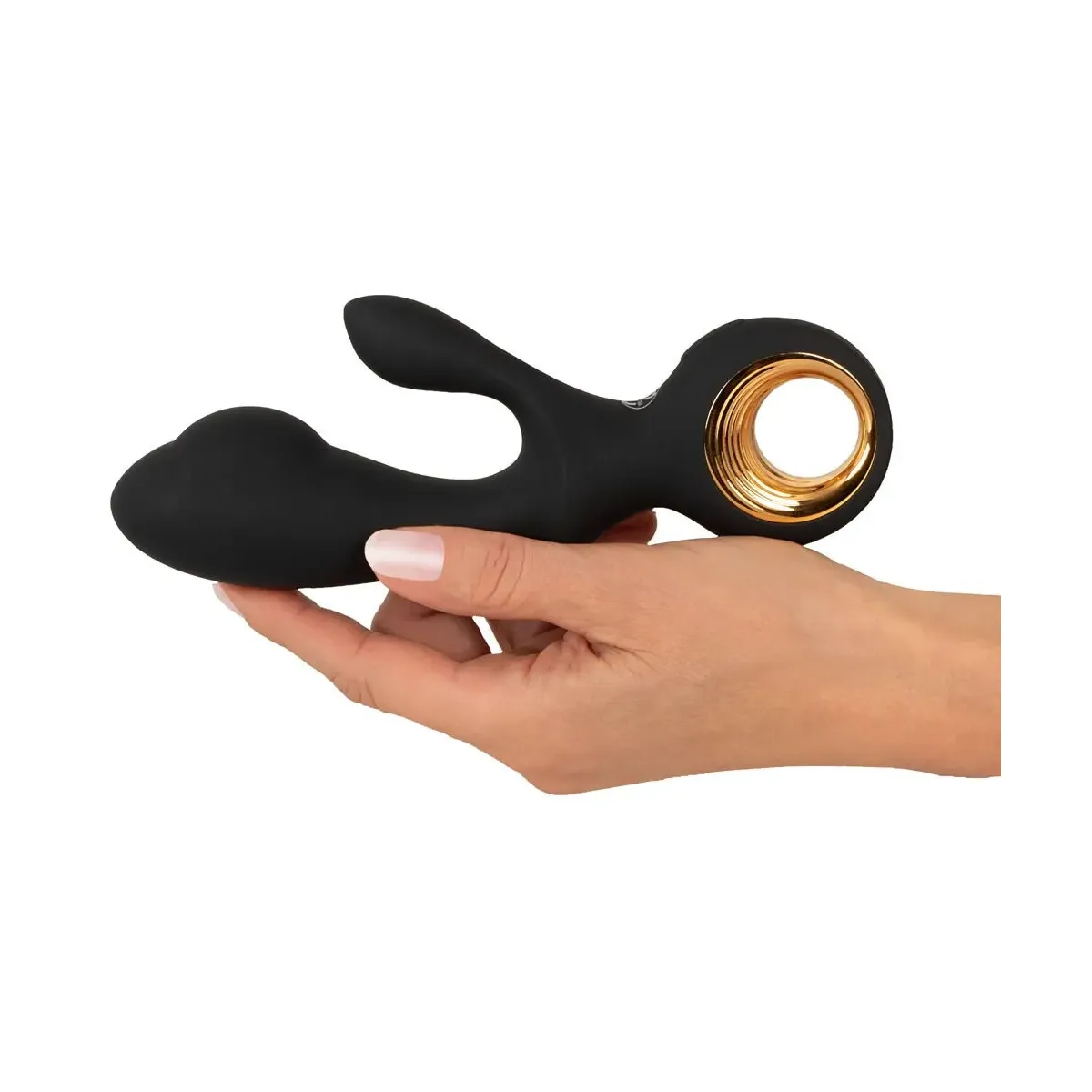 Vibratore rabbit gonfiabile nero