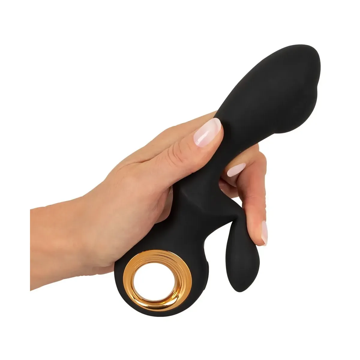 Vibratore rabbit gonfiabile nero