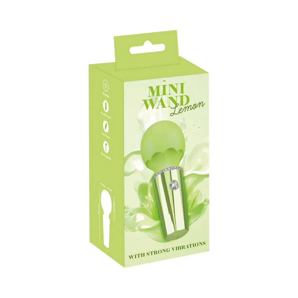 Stimolatore Vaginale Mini wand lemon