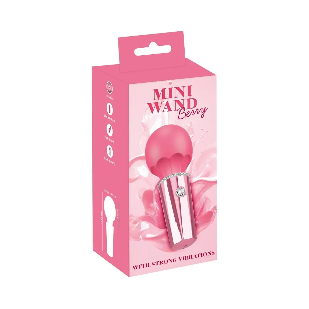 Stimolatore vaginale Mini Wand Berry