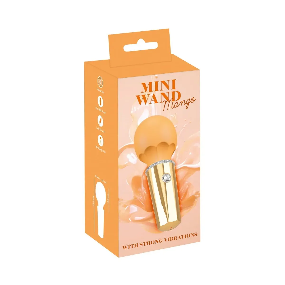 Stimolatore Vaginale mini wand mango