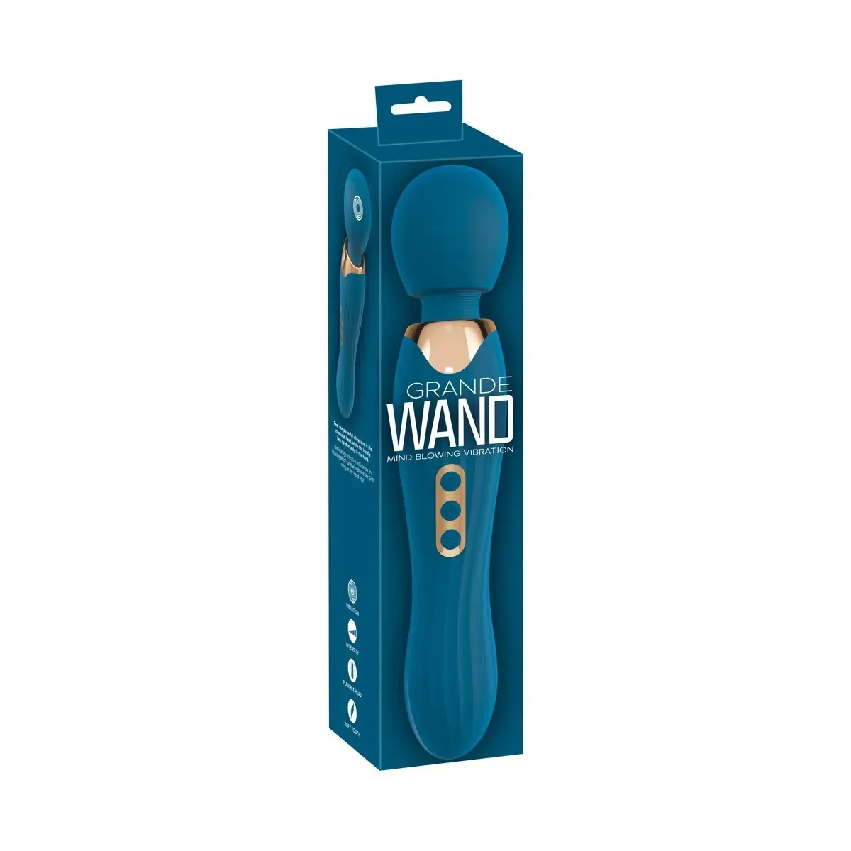 Stimolatore Vaginale Grande WAND blu