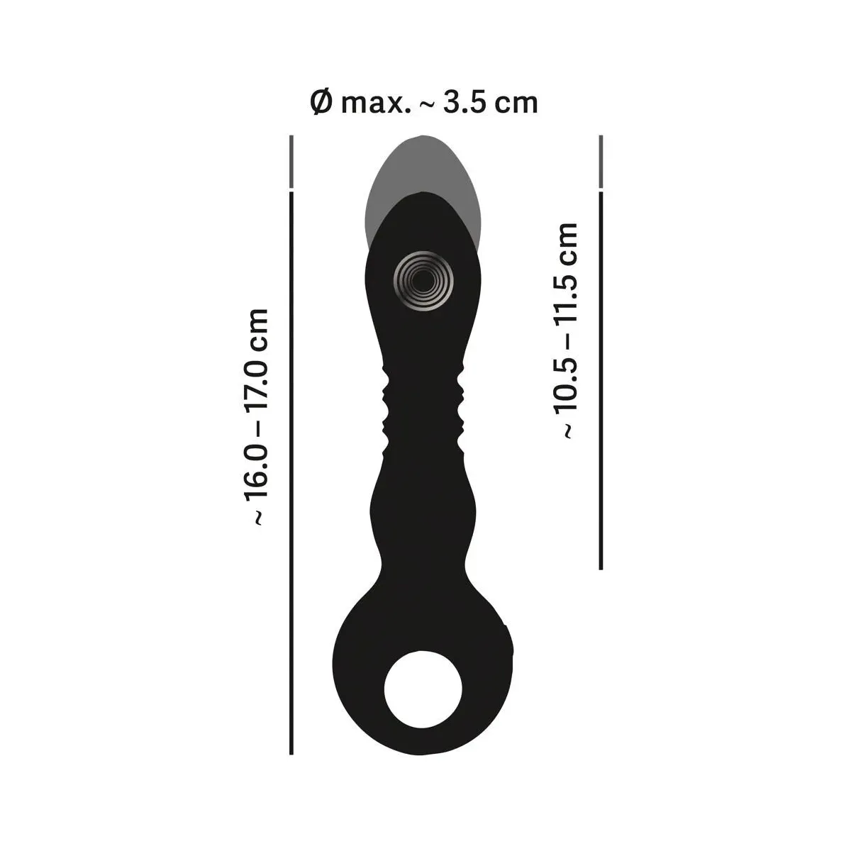 Vibratore a spinta Strong Thrusting Vibrator