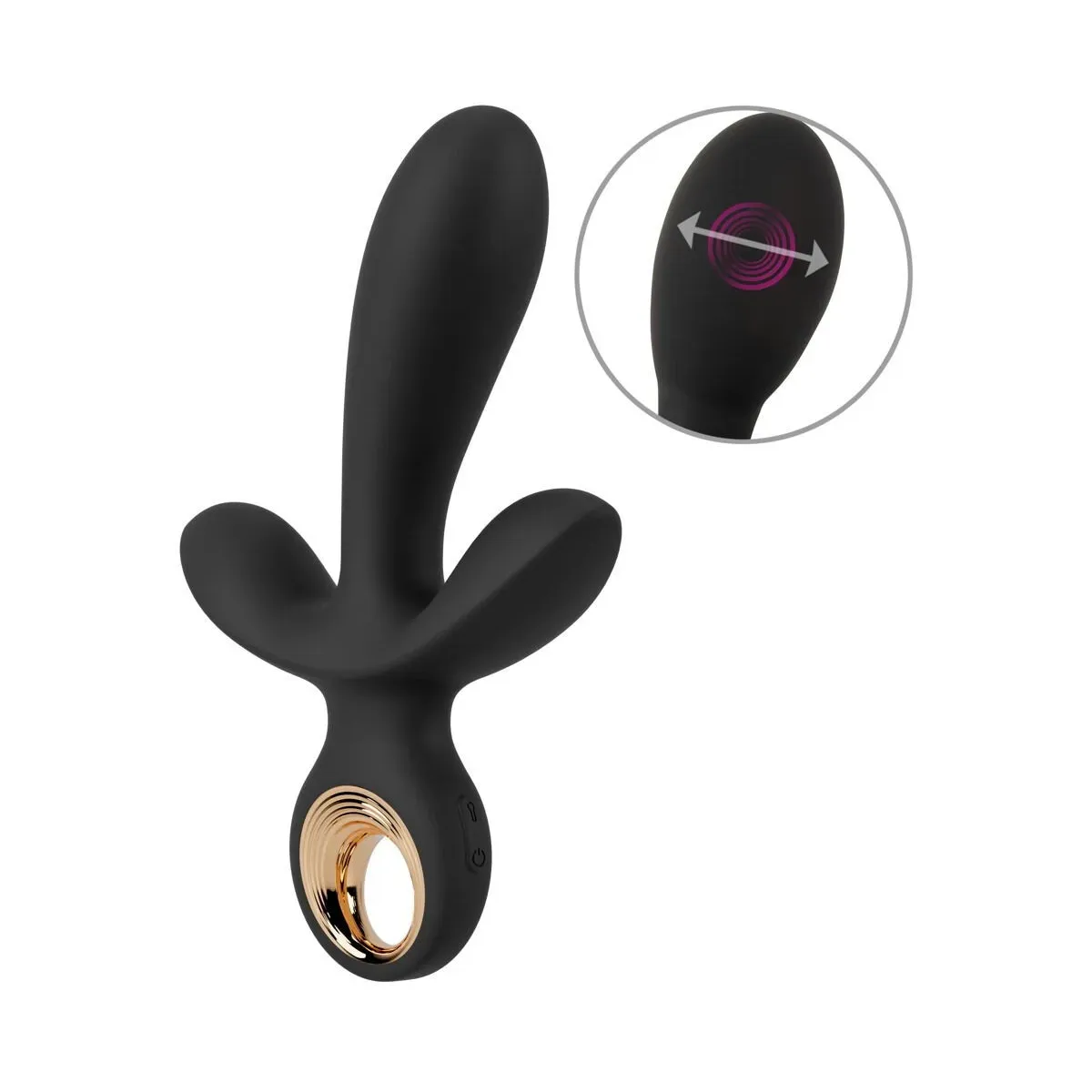 Triplo Vibratore Inflatable Triple Vibrator