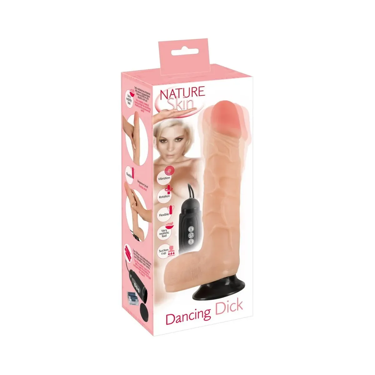 Dildo Maxi vibrante realistico pelle chiara