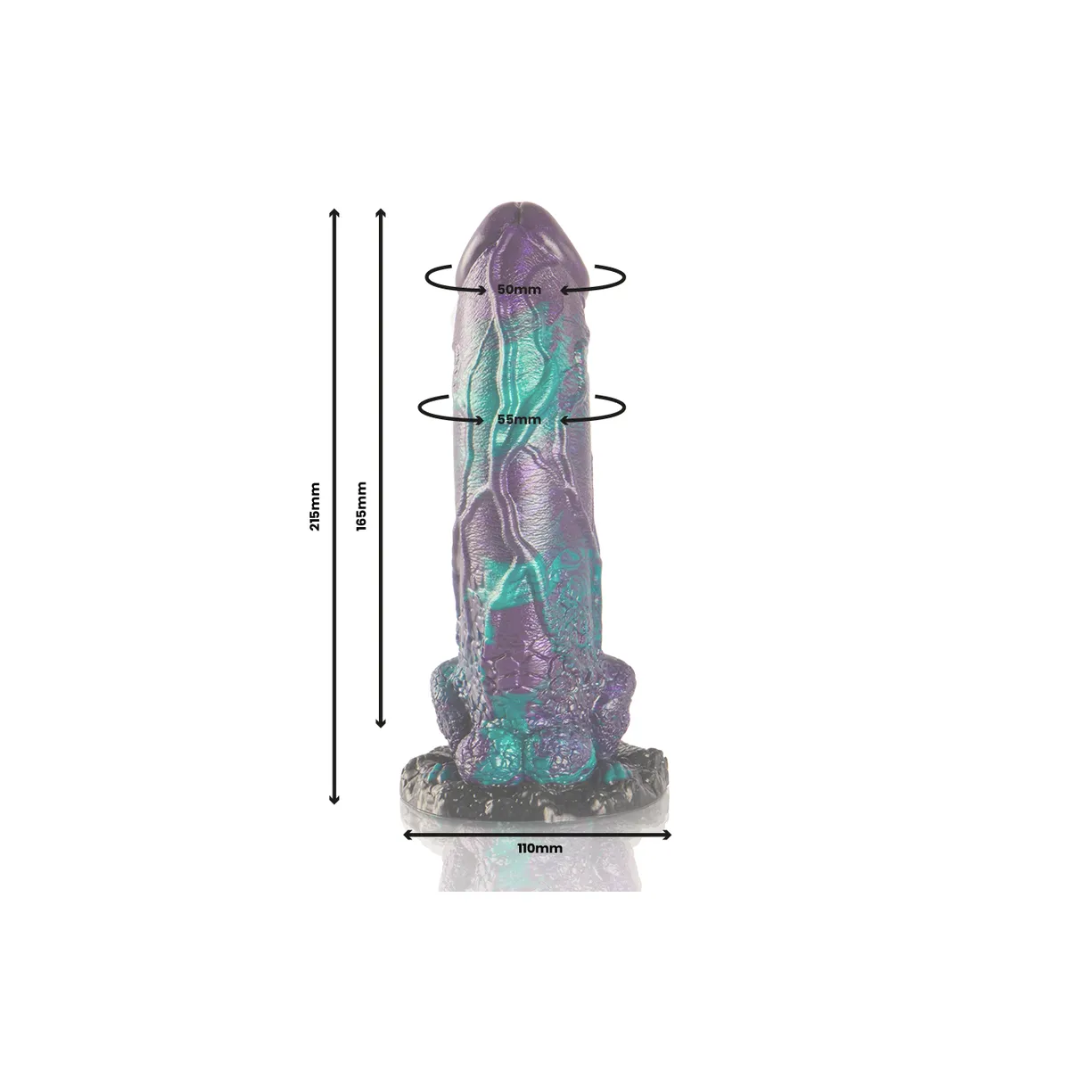 Dildo Fantasy Basilisco 21,5 cm