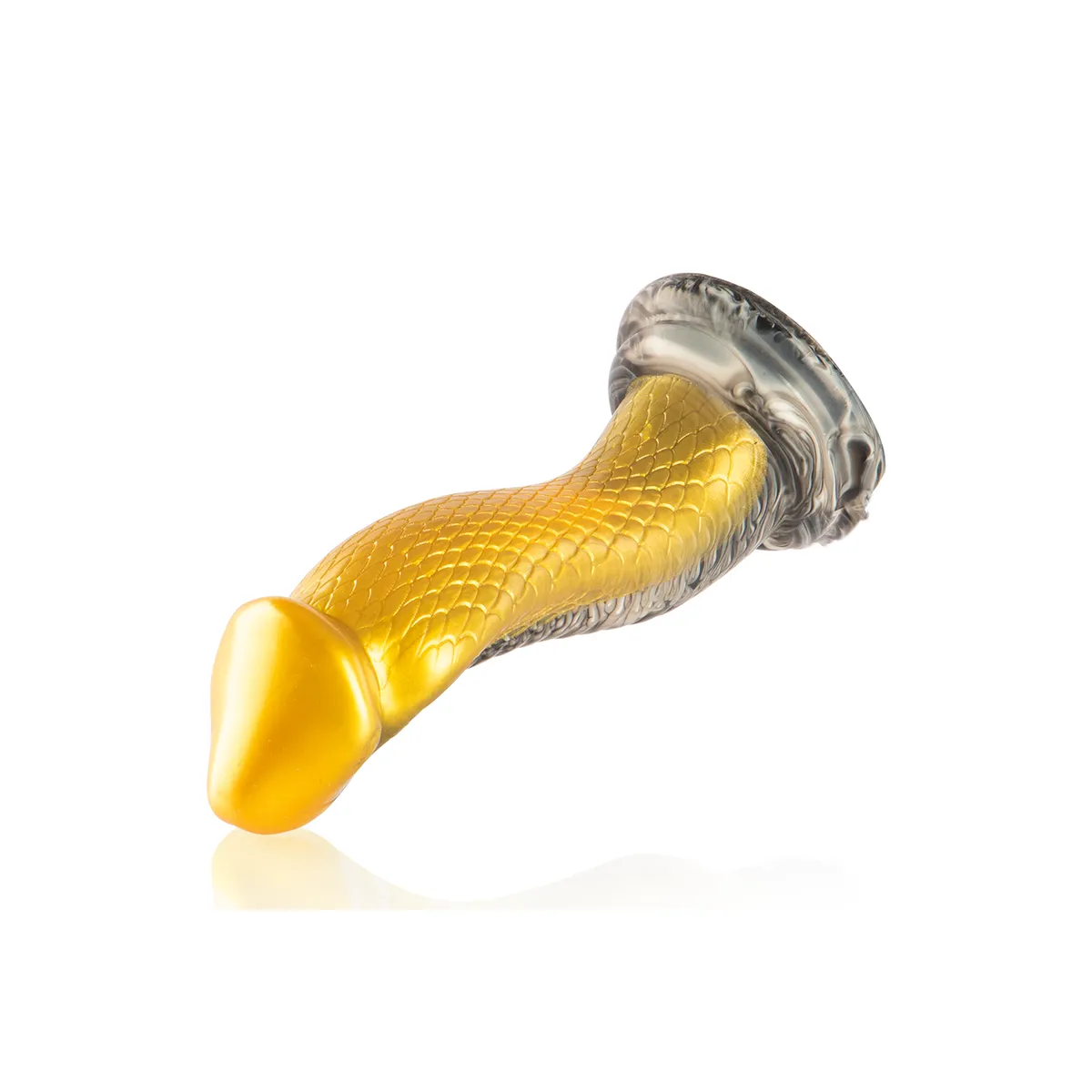 Dildo Fantasy Drakon Cobra giallo 20,5 cm