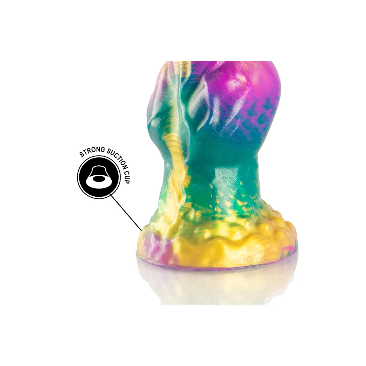 Dildo Fantasy Iris arcobaleno 22,5 cm