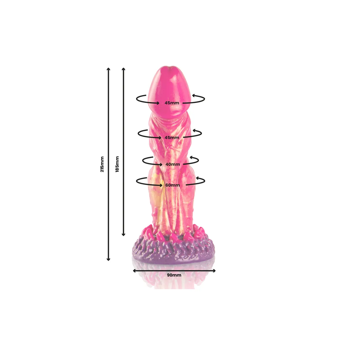 Dildo Fantasy Cerberus 21,5 cm