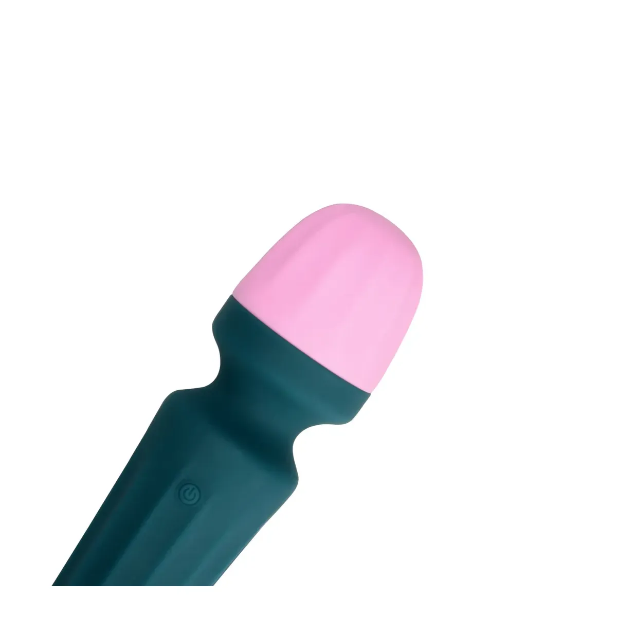 Mini Wand vibratore verde e rosa