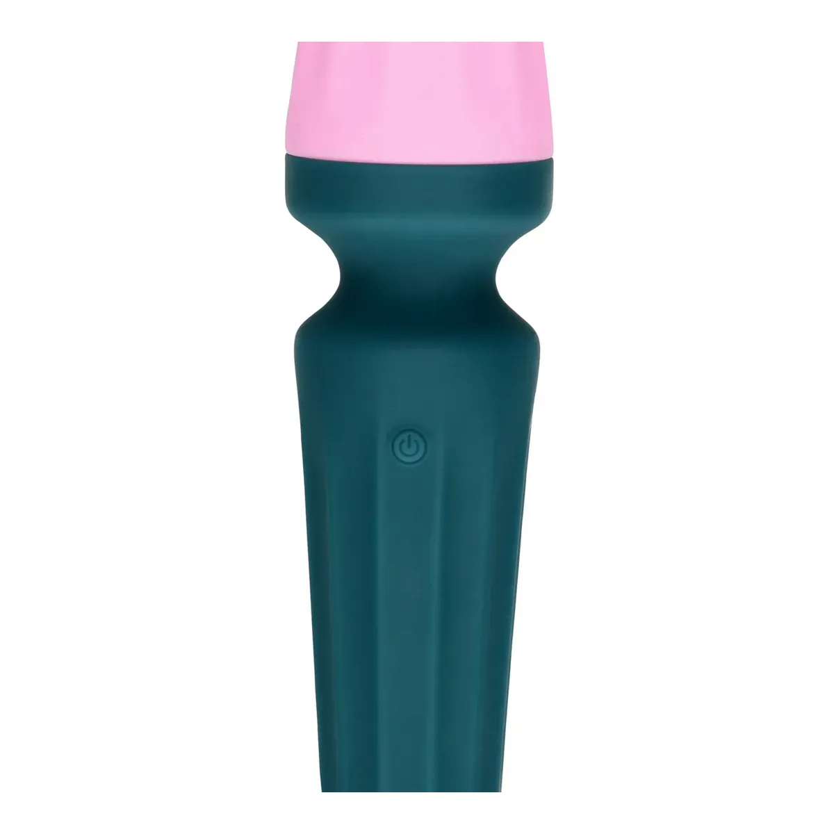 Mini Wand vibratore verde e rosa