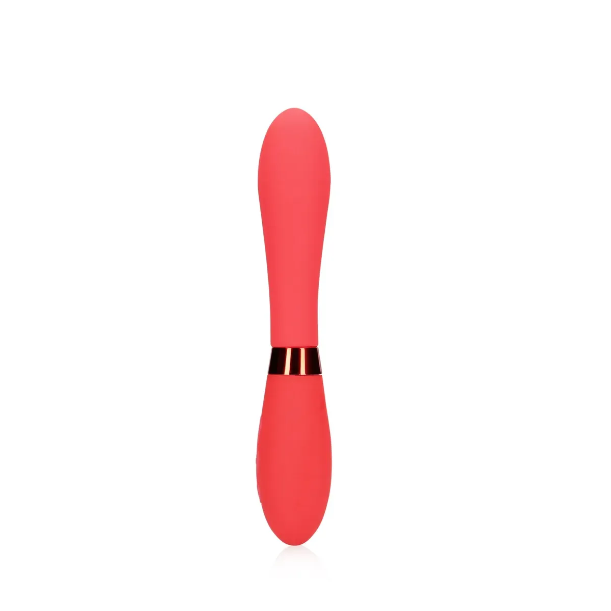 Vibratore in silicone Smooth Vibrator rosso