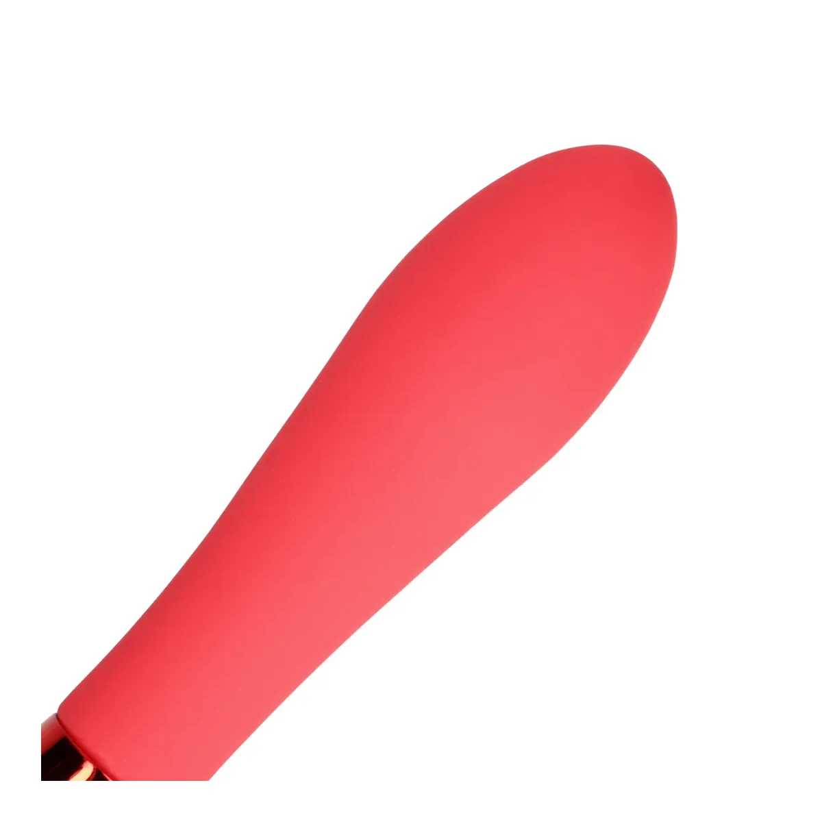 Vibratore in silicone Smooth Vibrator rosso