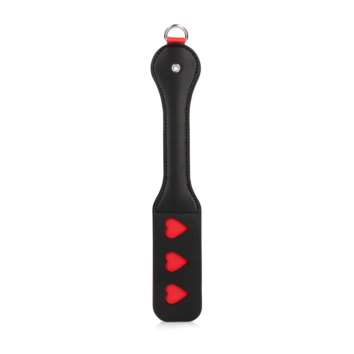 Hearts Paddle with Metal Anal Plug