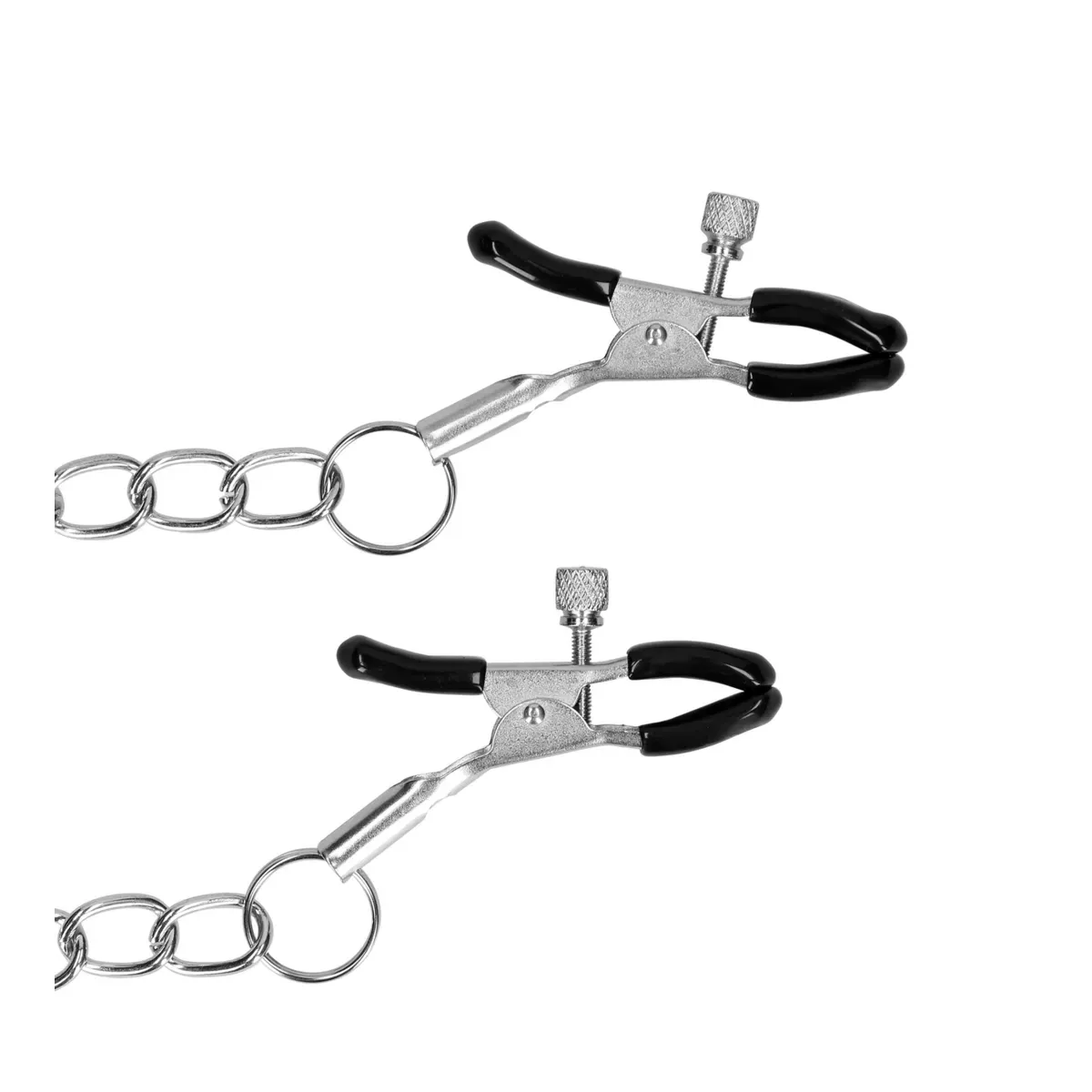 O-Ring Gag with Nipple Clamps