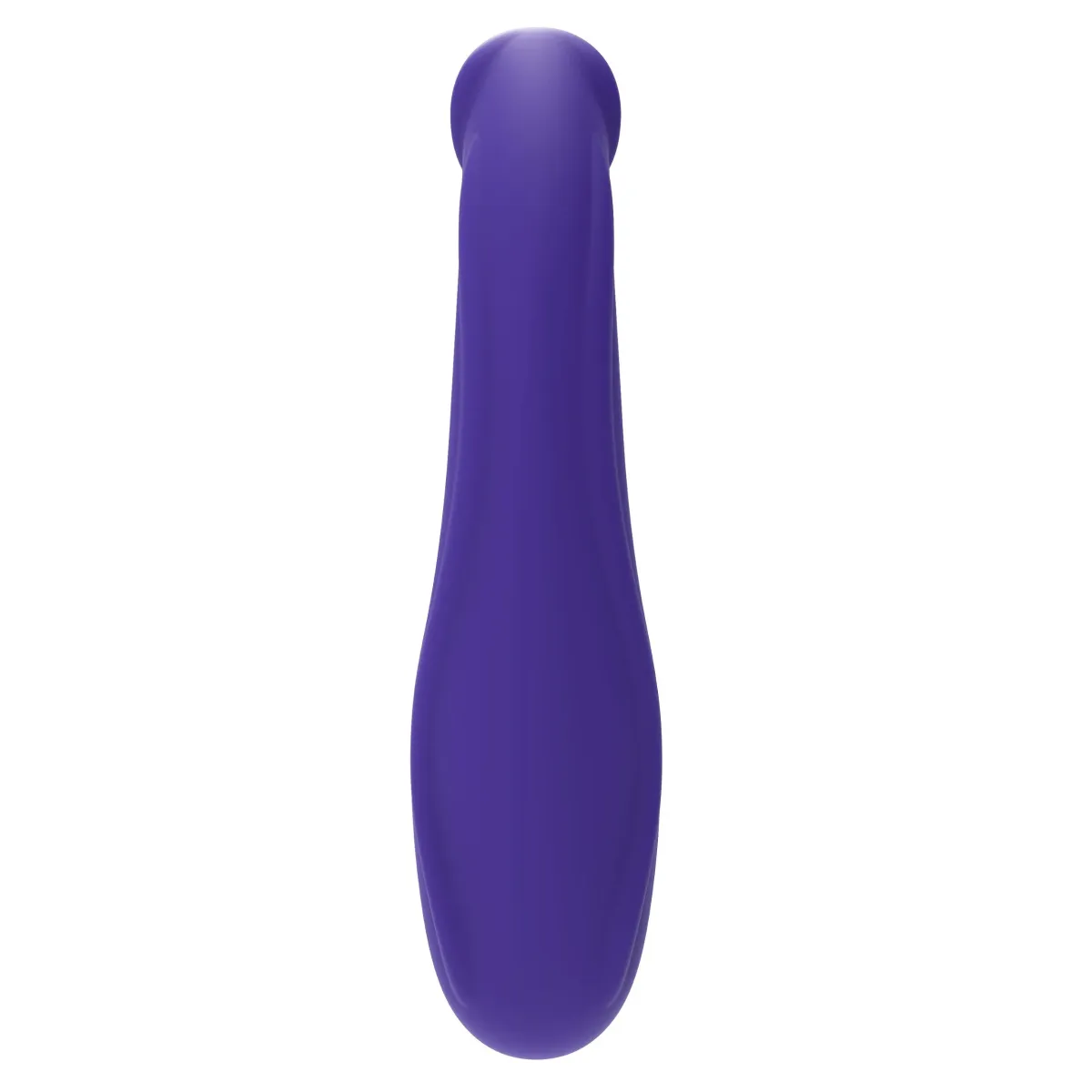 Vibratore indossabile strapon viola silicone