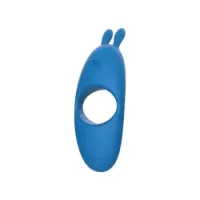 Anello pene Superhero per coppie blu