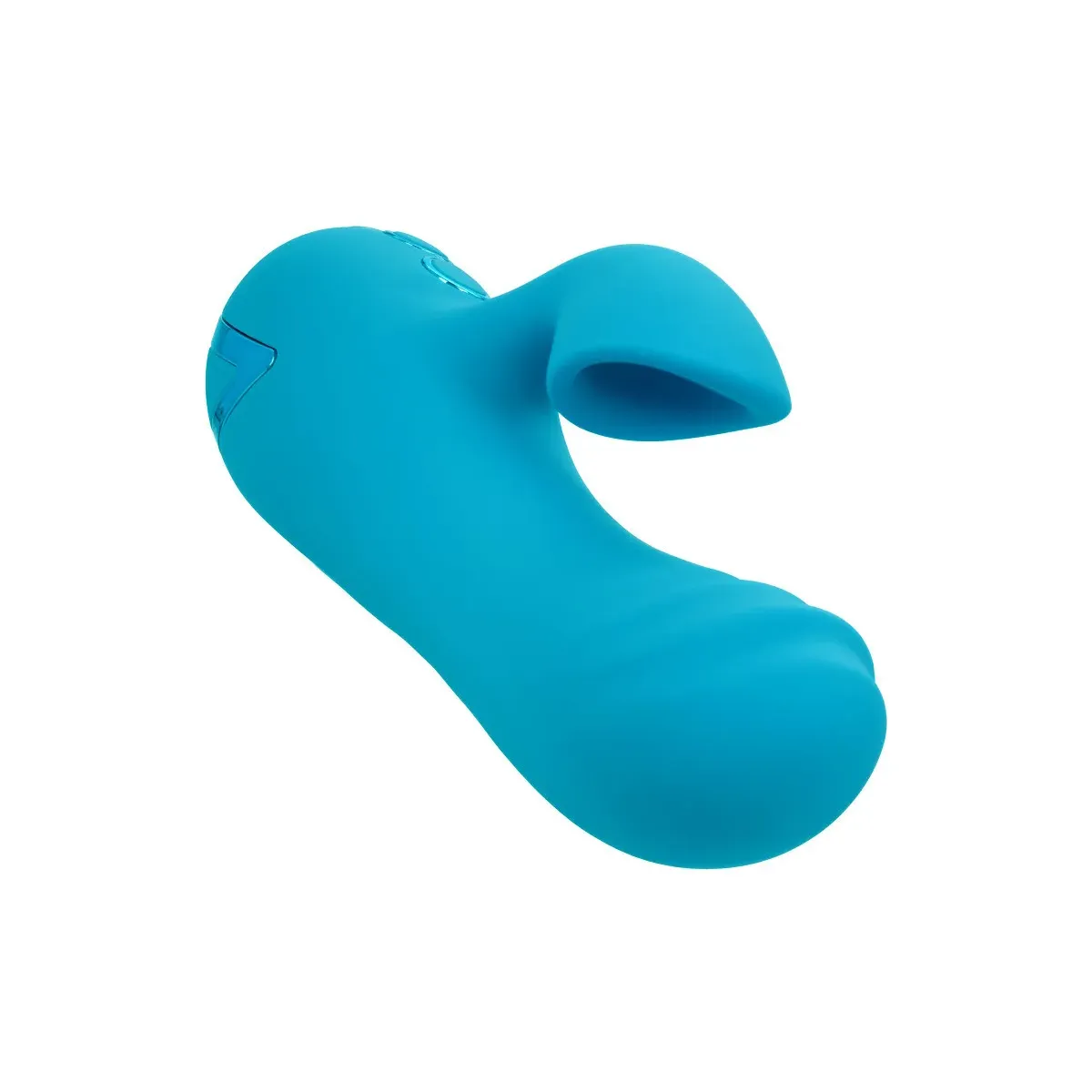 Vibratore rabbit con succhia clitoride blu