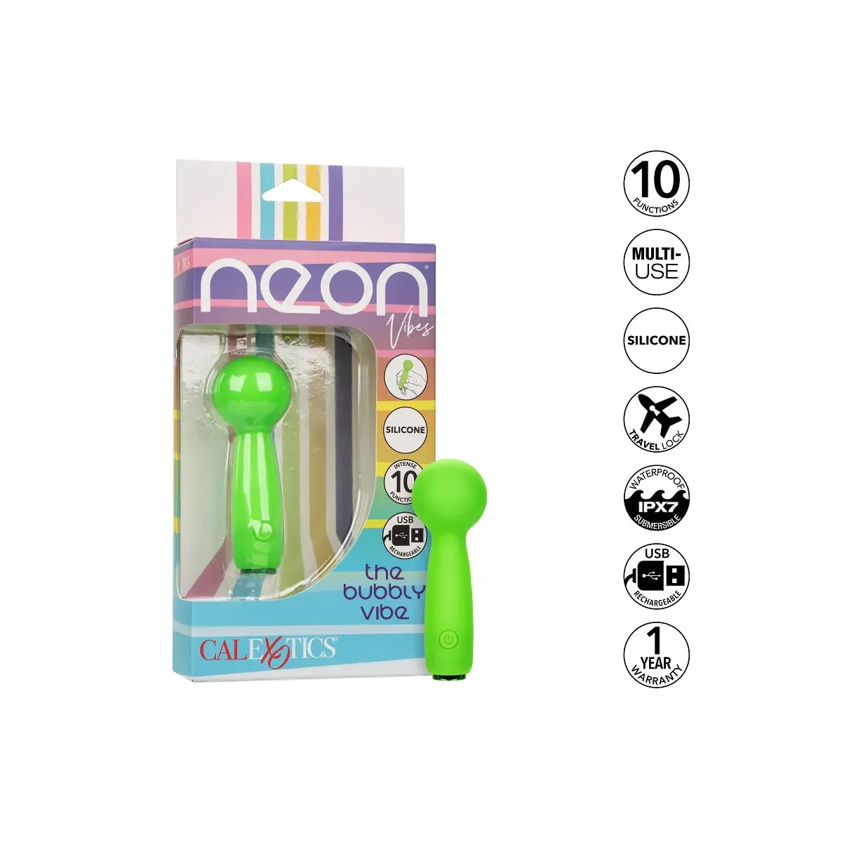 Mini wand verde Neon Vibes The Bubbly Vibe