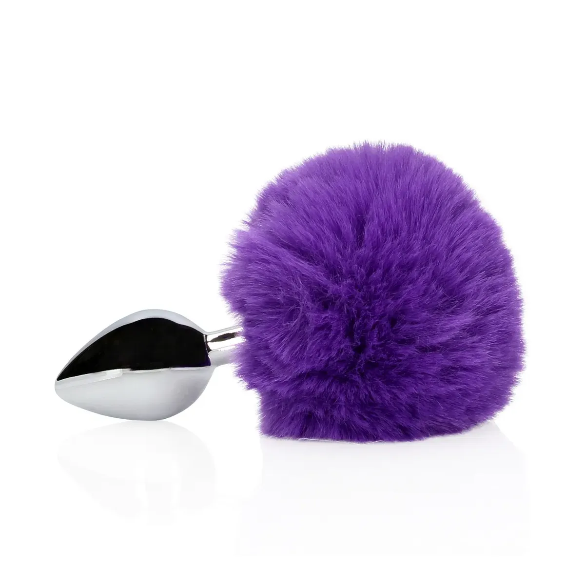 Plug Anale metallo Fox Tail viola