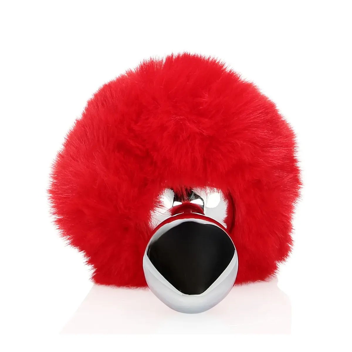 Plug Anale metallo Fox Tail rosso