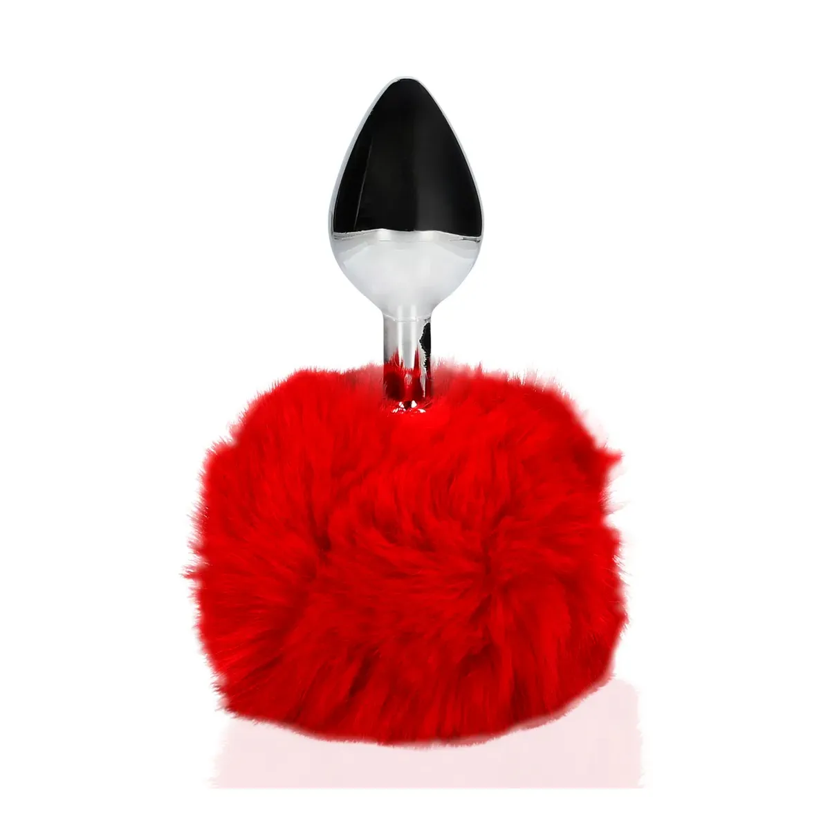 Plug Anale metallo Fox Tail rosso