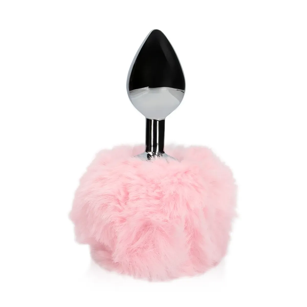 Plug Anale metallo Fox Tail rosa