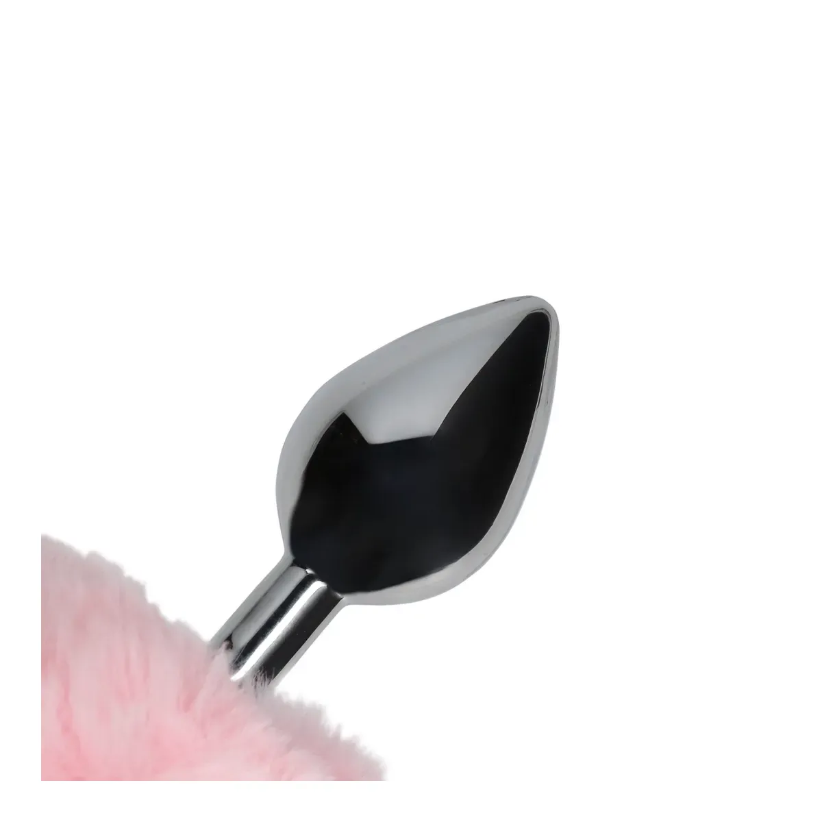 Plug Anale metallo Fox Tail rosa