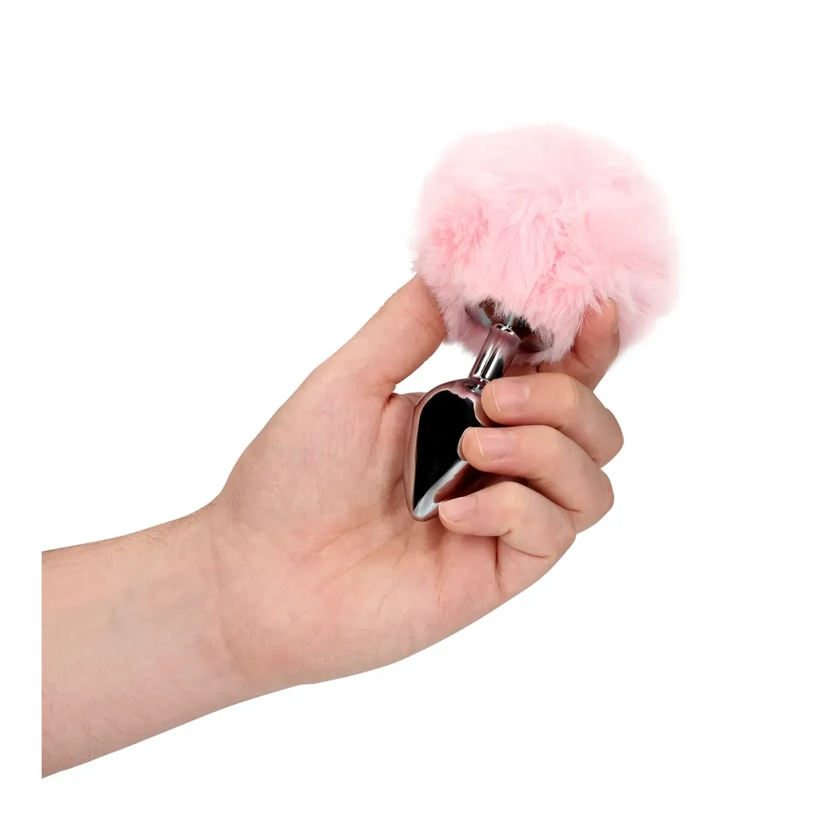 Plug Anale metallo Fox Tail rosa