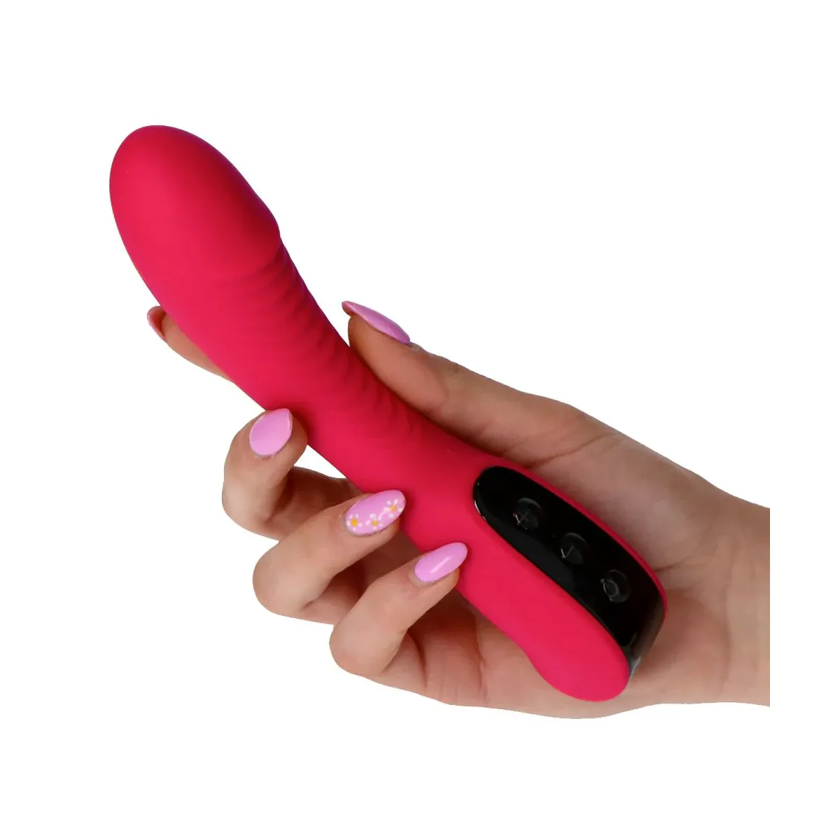 Vibratore punto G silicone rosso