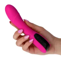 Vibratore punto G silicone fucsia