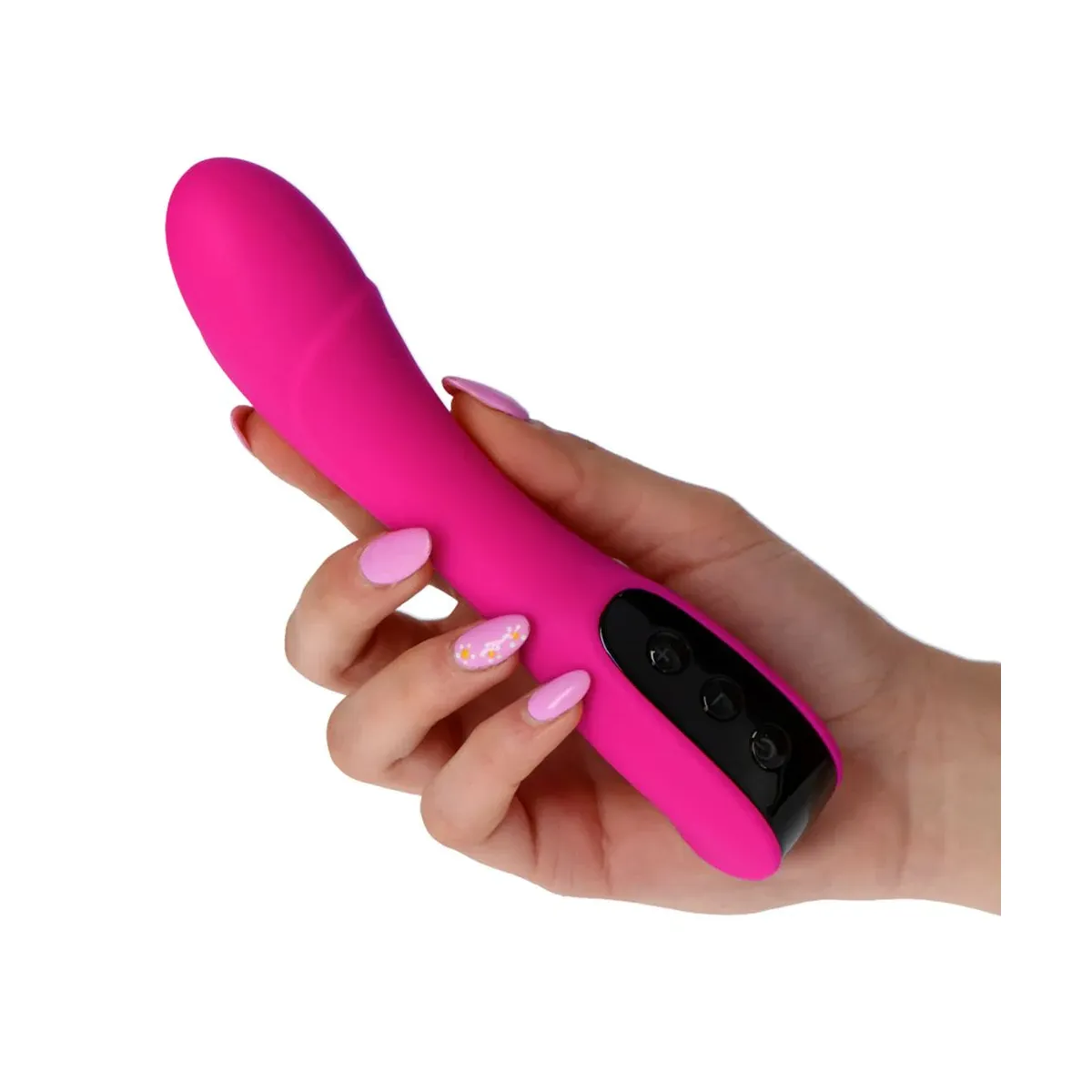 Vibratore punto G silicone fucsia