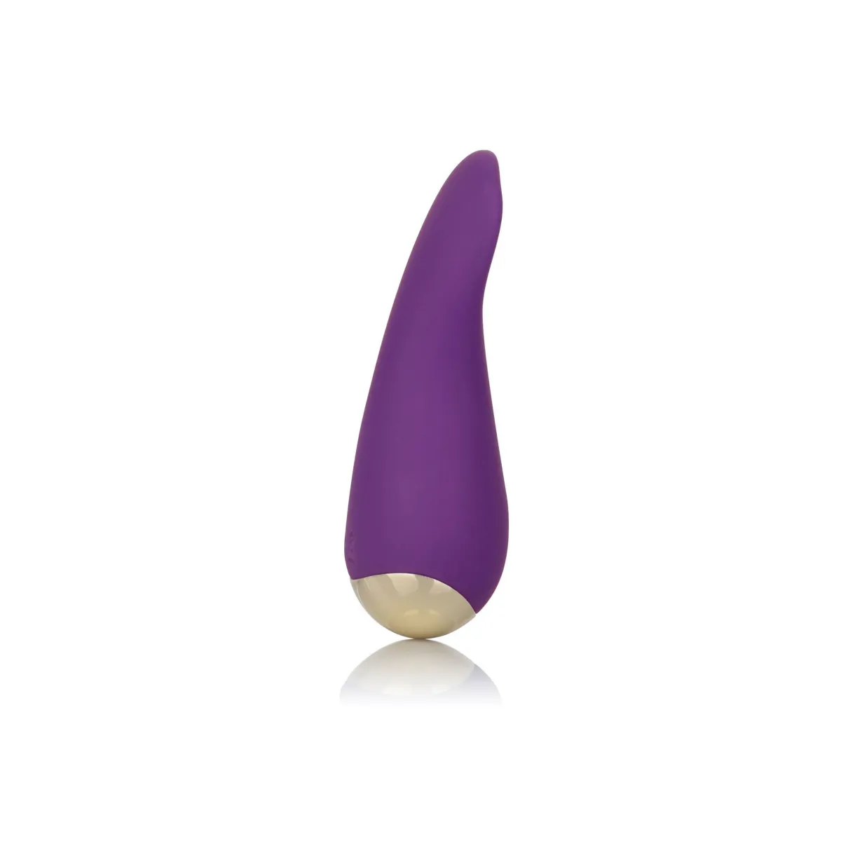 Stimolatore vaginale curvo in silicone viola