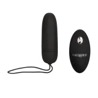 Vibratore bullet silicone telecomandato nero