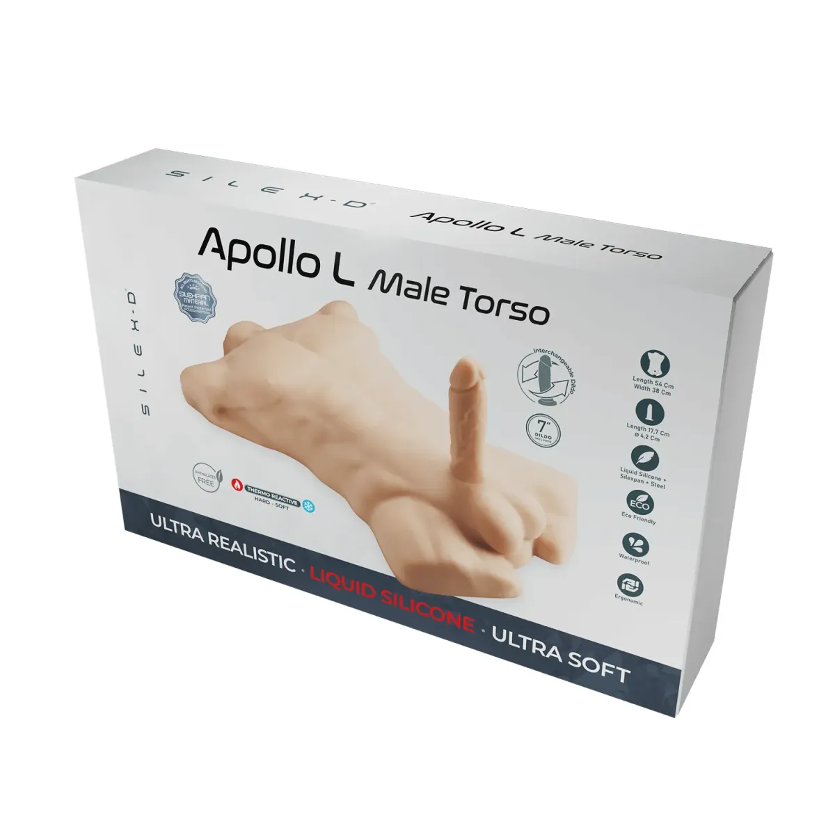 Torso maschile con fallo realistico APOLLO L