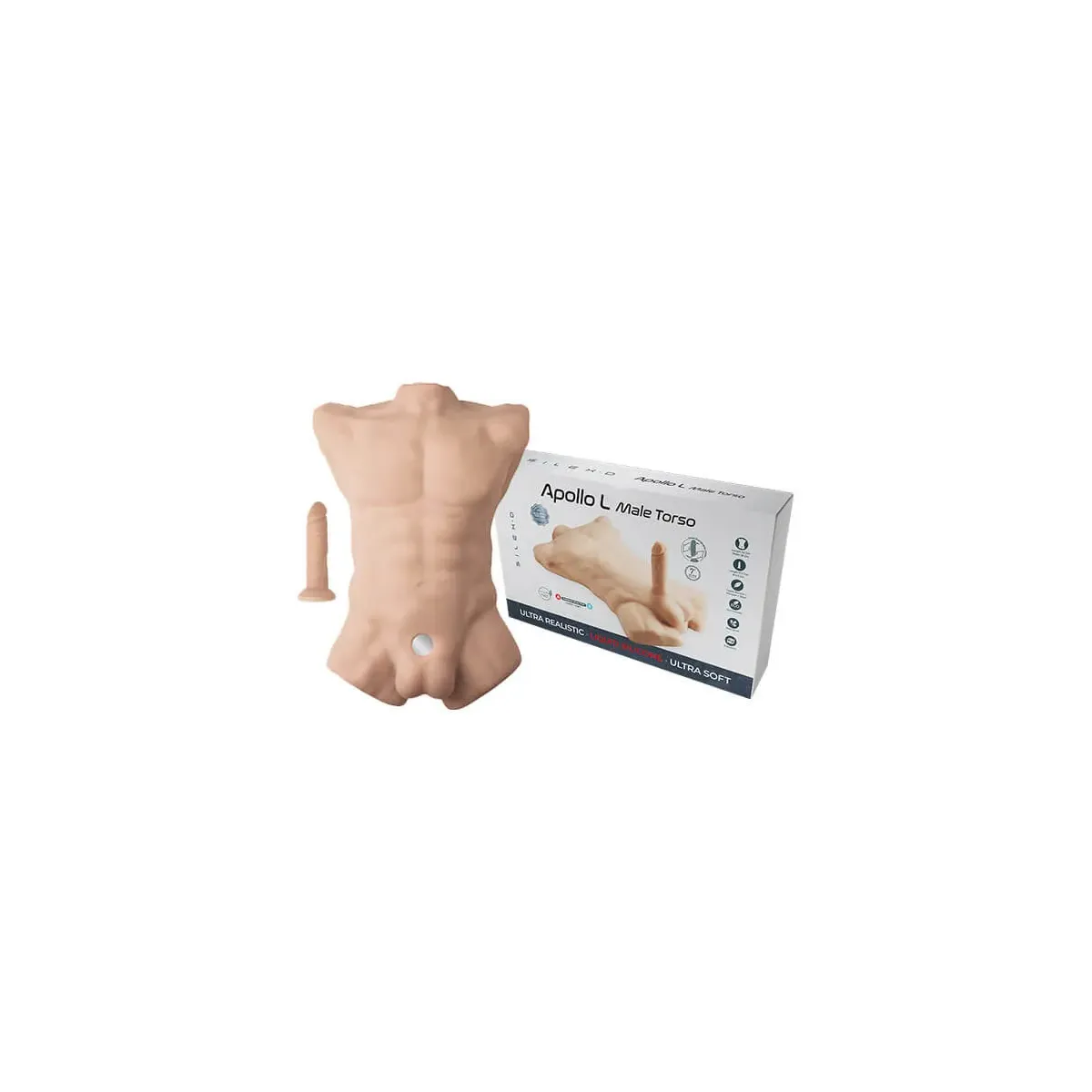 Torso maschile con fallo realistico APOLLO L