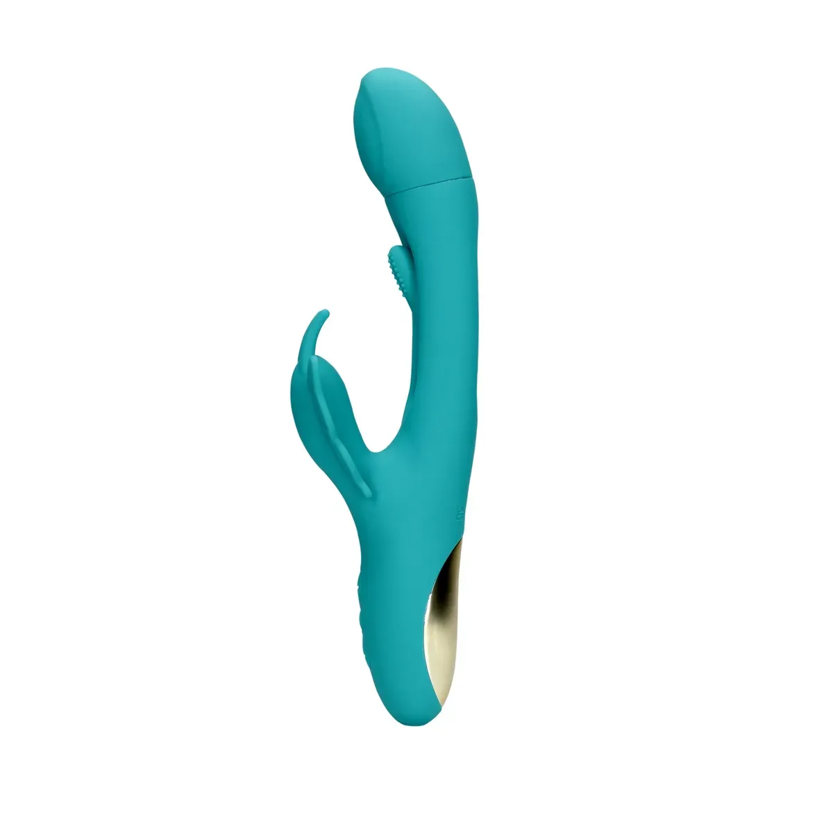 Vibratore rabbit butterfly G-Spot verde acqua