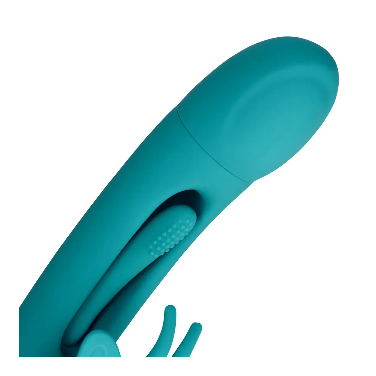 Vibratore rabbit butterfly G-Spot verde acqua