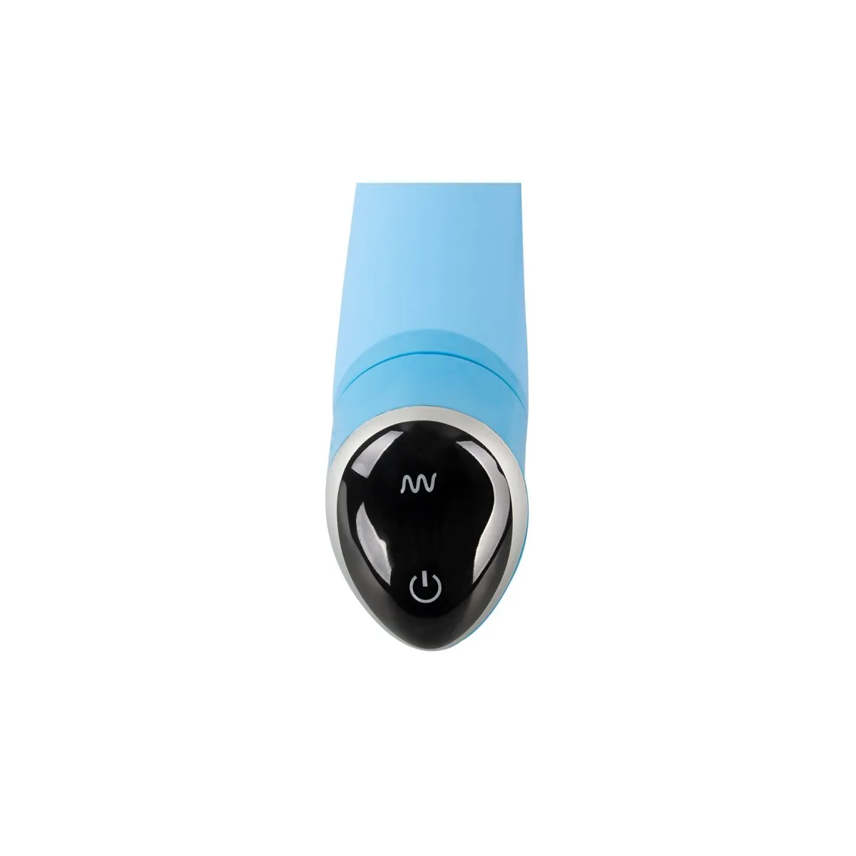 Vibratore classico smile silicone azzurro