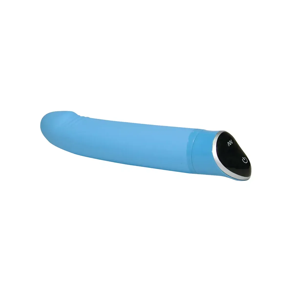 Vibratore classico smile silicone azzurro