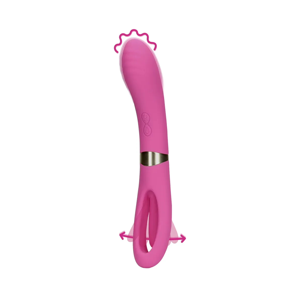 Vibratore Flapping e punto G rosa